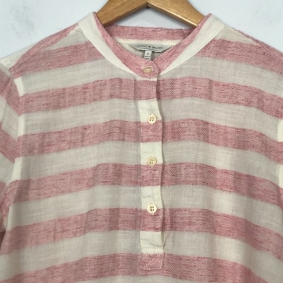 LUCKY BRAND Peplum Striped Top - Picture 4 of 10